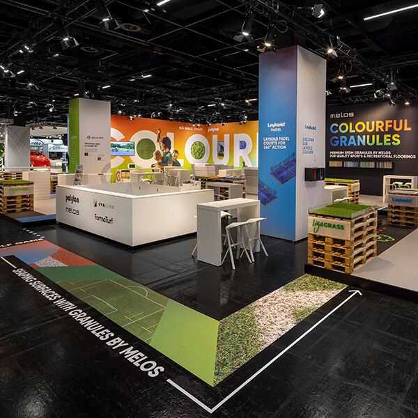 Messebauer Display International realisiert für die Sport Group den Messeauftritt auf der FSB in Köln.