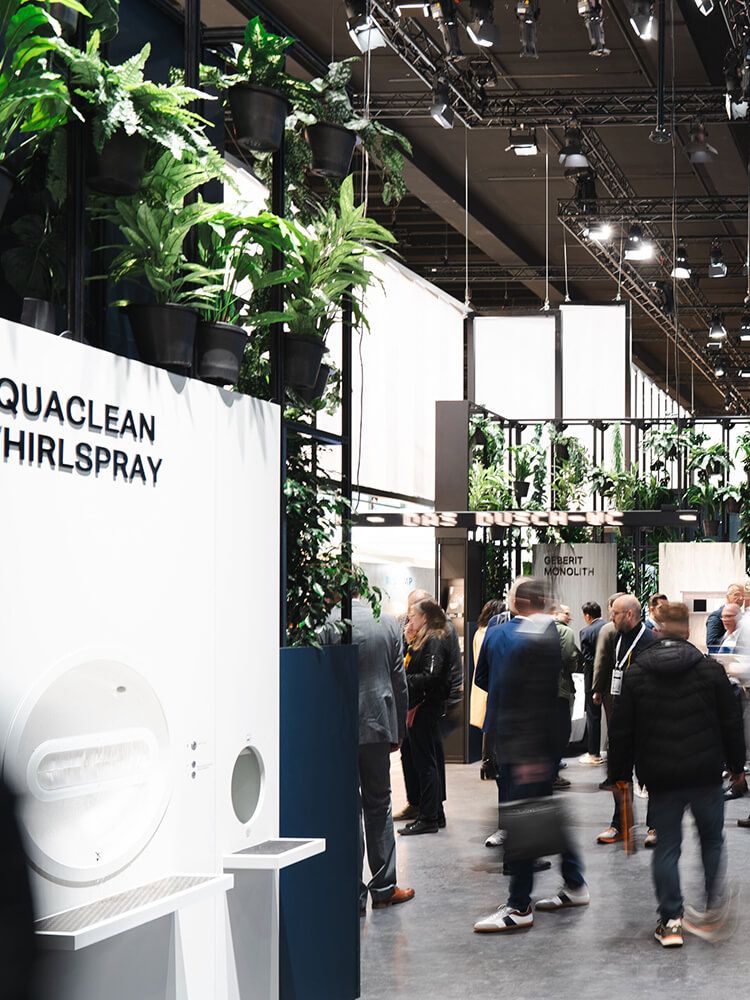 Detailansicht eines Messestands – präzise Handwerkskunst und hochwertige Materialien von Display International.