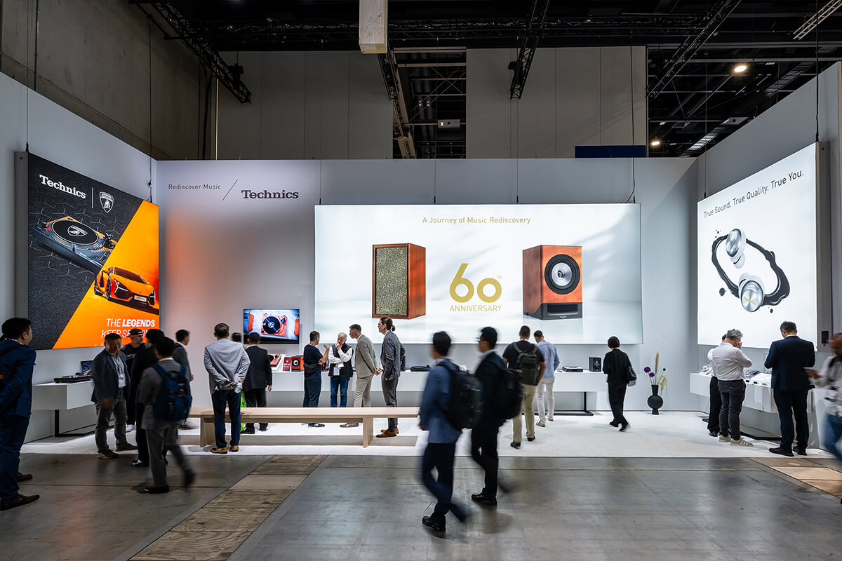 Display International realized Panasonic’s IFA 2025 booth in collaboration with D’art Design Gruppe.