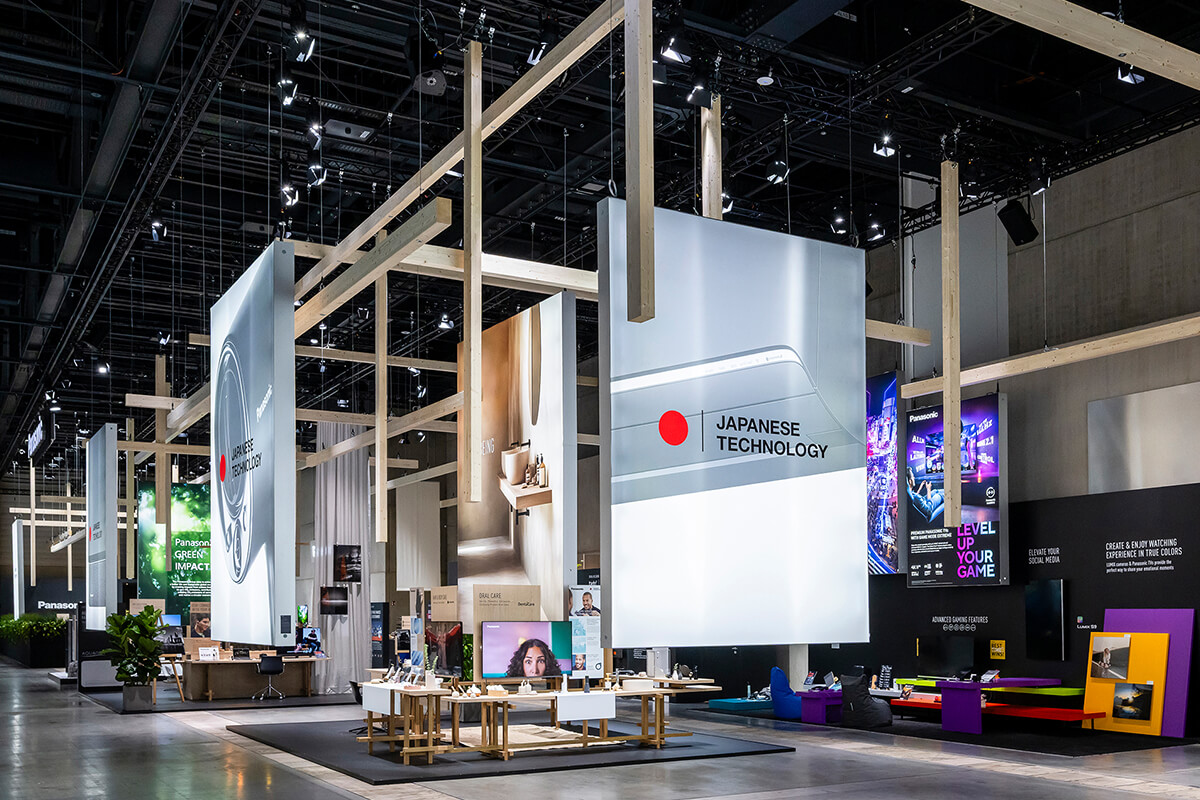 Panasonic brand values come alive: Japanese aesthetics meet modern wellbeing at the 2025 exhibition.