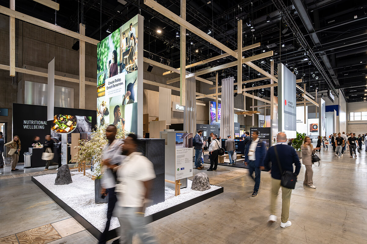 Panasonic at IFA 2025: An impressive brand experience focused on wellbeing and Japanese design aesthetics.